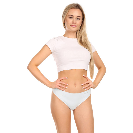 3PACK Tanga para mulher Calvin Klein multicolorido (QD5219E-NOY)