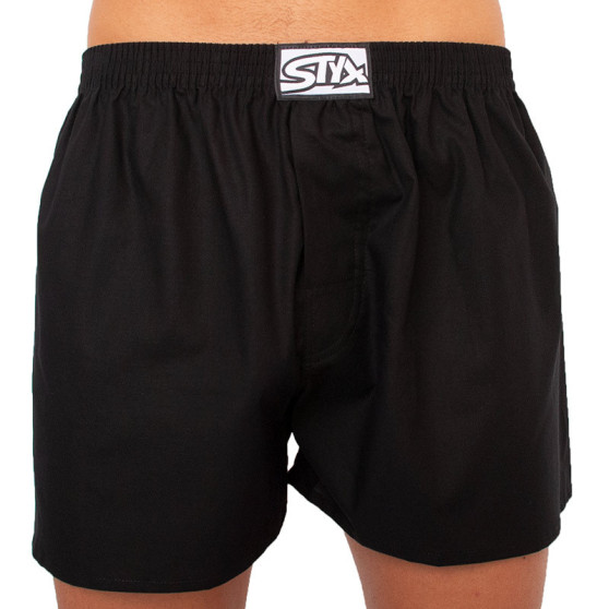 3PACK Boxers para homem Styx borracha clássica multi-coloured (3A09074)