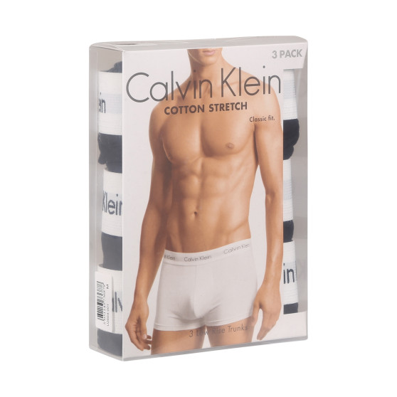 3PACK Boxers para homem Calvin Klein preto (U2664G-001)