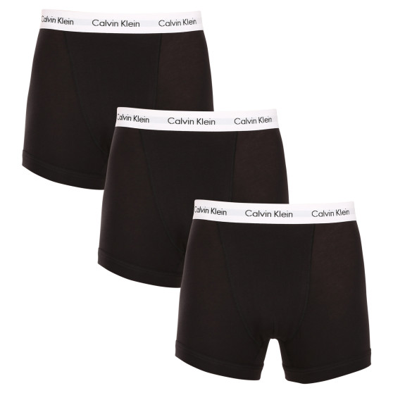 3PACK Boxers para homem Calvin Klein preto (U2662G-001)