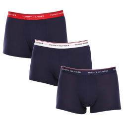 3PACK Boxers para homem Tommy Hilfiger azul escuro (1U87903842 904)