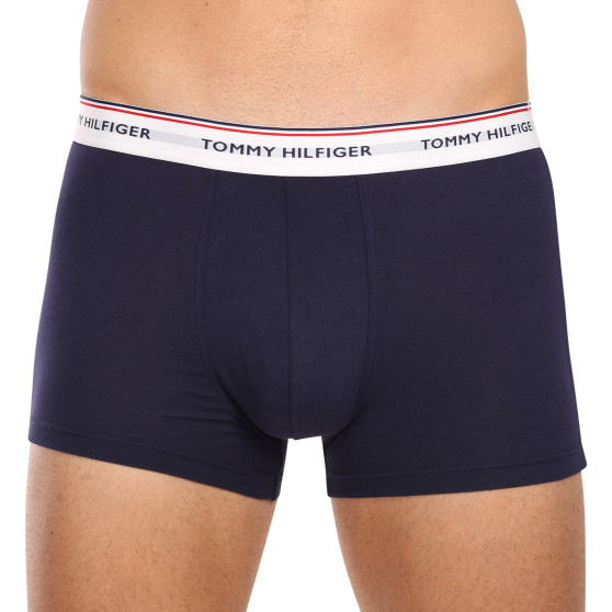 3PACK Boxers para homem Tommy Hilfiger azul escuro (1U87903842 904)