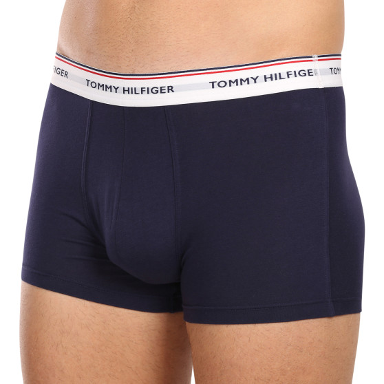 3PACK Boxers para homem Tommy Hilfiger azul escuro (1U87903842 904)