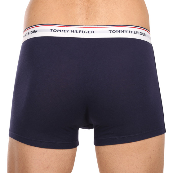 3PACK Boxers para homem Tommy Hilfiger azul escuro (1U87903842 904)