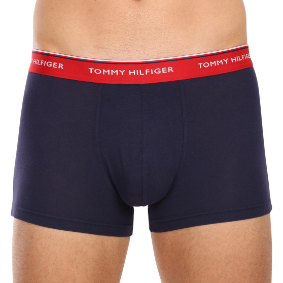 3PACK Boxers para homem Tommy Hilfiger azul escuro (1U87903842 904)