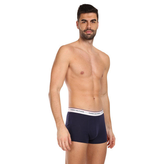 3PACK Boxers para homem Tommy Hilfiger azul escuro (1U87903842 904)