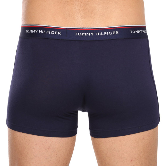 3PACK Boxers para homem Tommy Hilfiger azul escuro (1U87903842 409)