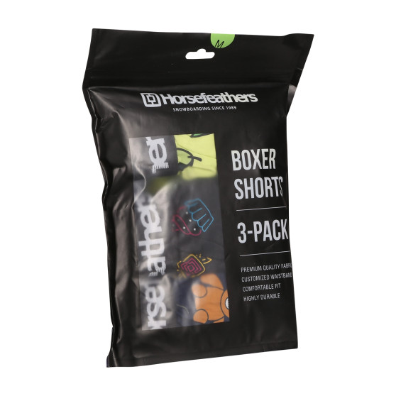 3PACK Boxers para homem Horsefeathers Frazier Bundle 5 (AM096G)