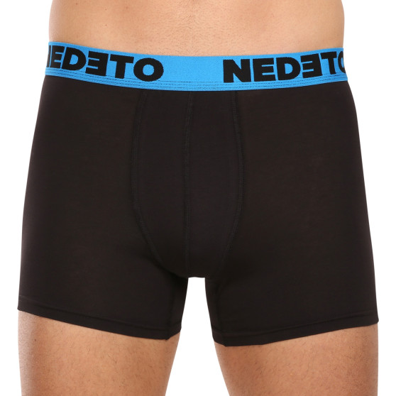 5PACK Boxers para homem Nedeto preto (5NB002b)