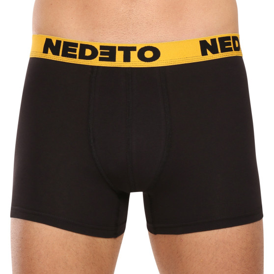 5PACK Boxers para homem Nedeto preto (5NB002b)