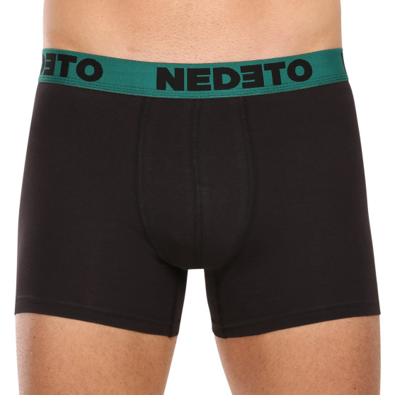 5PACK Boxers para homem Nedeto preto (5NB002b)