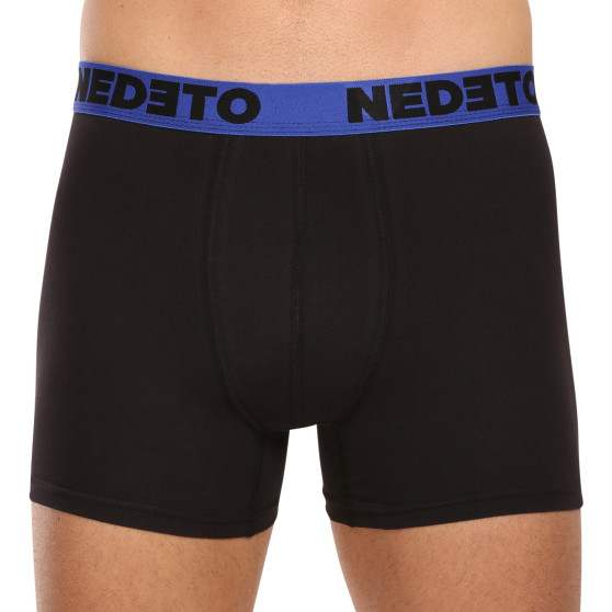 7PACK Boxers para homem Nedeto preto (7NB002b)