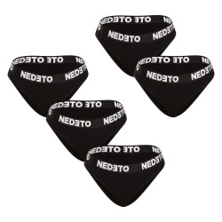 5PACK cuecas para mulher Nedeto preto (5NKB001)