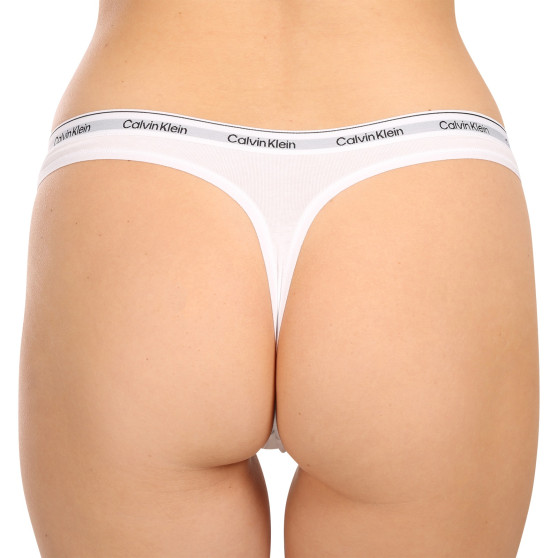 3PACK Tanga para mulher Calvin Klein multicolorido (QD5209E-MPI)