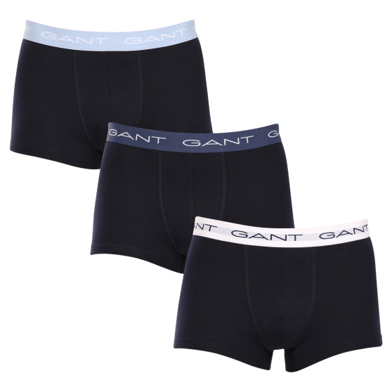 3PACK Boxers para homem Gant azul (902343003-433)