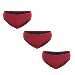 3PACK Cuecas Menstruais Meracus Timeless Burgundy Plus (MEMS106)