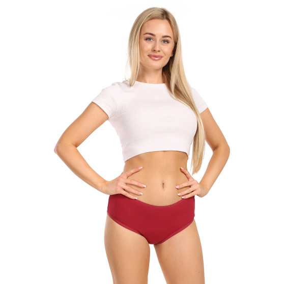 3PACK Cuecas menstruais Meracus Burgundy para menstruação intensa (MEMS107)