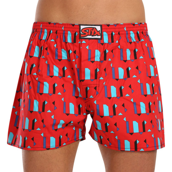 Boxers para homem Styx arte clássica de borracha padrões sobredimensionados (E1659)