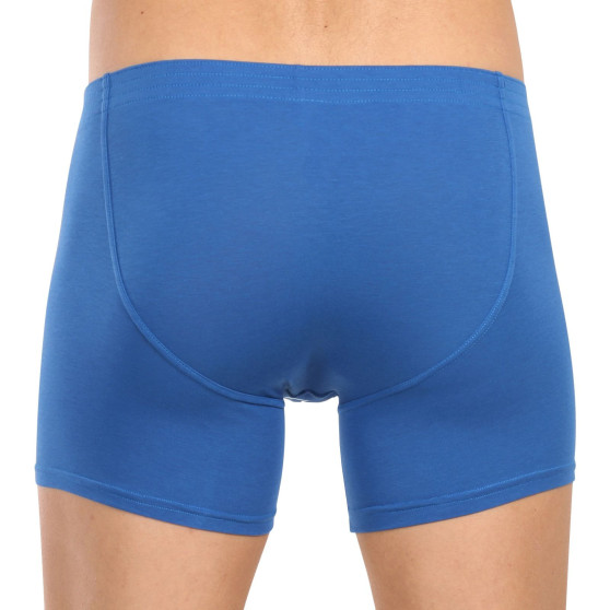 3PACK Boxers para homem Styx longo elástico clássico azul (3F1167)