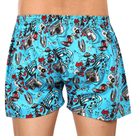 3PACK Boxers para homem Styx arte clássico borracha tamanho grande multicolorido (3E15846)