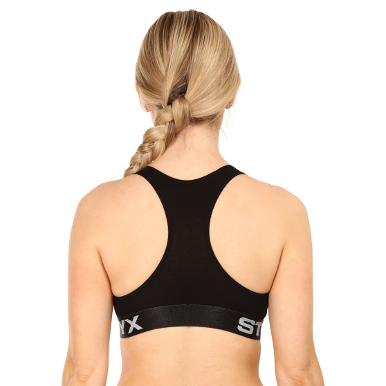 3PACK sutiã de mulher Styx sport preto (3IP0960)