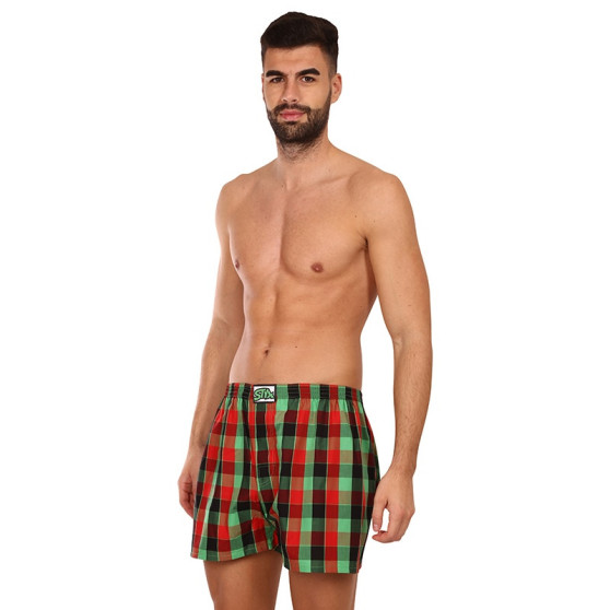 3PACK Boxers para homem Styx borracha clássica multi-coloured (3A093138)