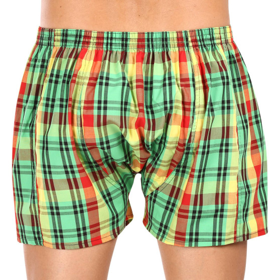 3PACK Boxers para homem Styx borracha clássica multi-coloured (3A100618)