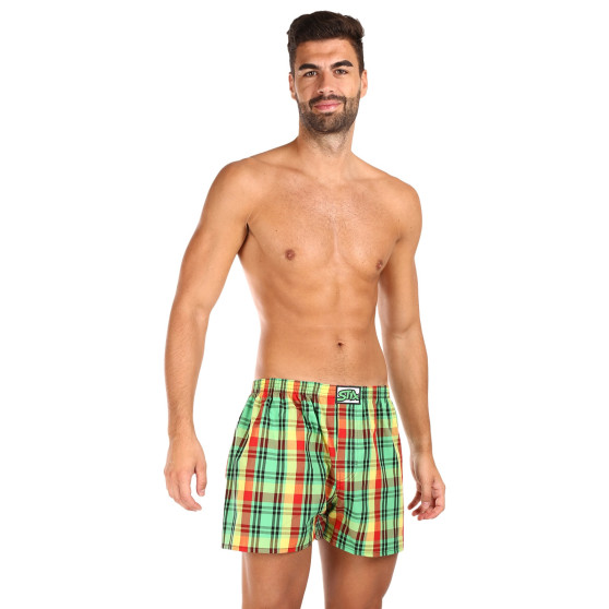 3PACK Boxers para homem Styx borracha clássica multi-coloured (3A100618)