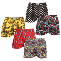 5PACK Boxers para homem Styx arte clássica borracha multicolorido (5A1174909)