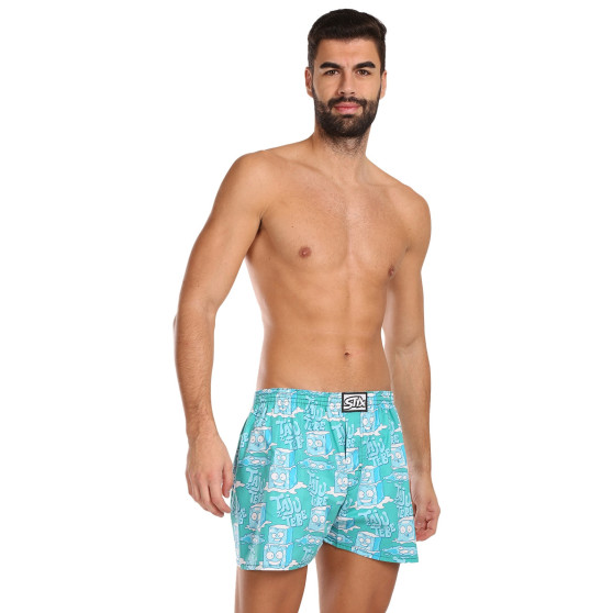 3PACK Boxers para homem Styx arte clássica borracha multicolorido (3A16735)