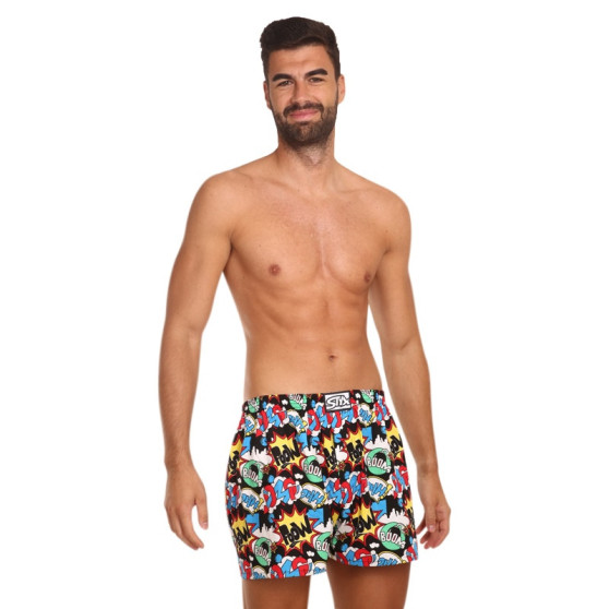 3PACK Boxers para homem Styx arte clássica borracha multicolorido (3A11565)