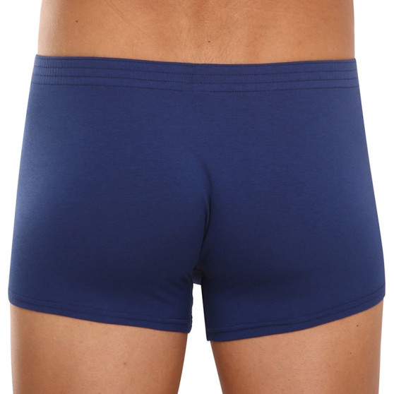 3PACK Boxers para homem Styx borracha clássica azul escuro (3Q0968)