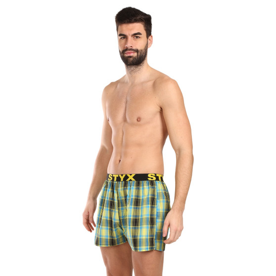 Boxers para homem Styx desporto elástico multicolorido (B1021)