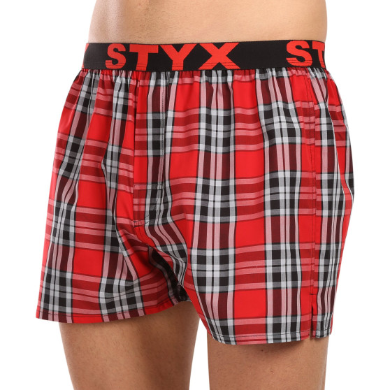 Boxers para homem Styx desporto elástico multicolorido (B1023)