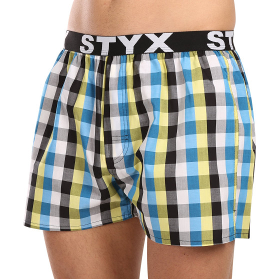 Boxers para homem Styx desporto elástico multicolorido (B1025)