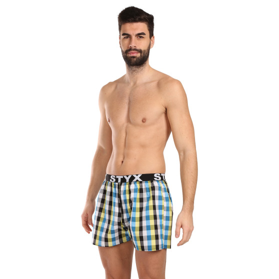 Boxers para homem Styx desporto elástico multicolorido (B1025)