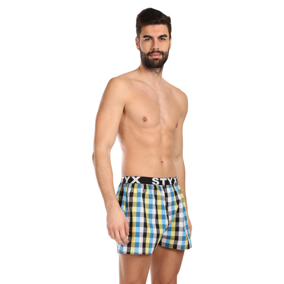 Boxers para homem Styx desporto elástico multicolorido (B1025)