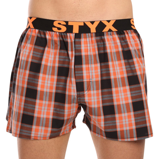 Boxers para homem Styx desporto elástico multicolorido (B1026)