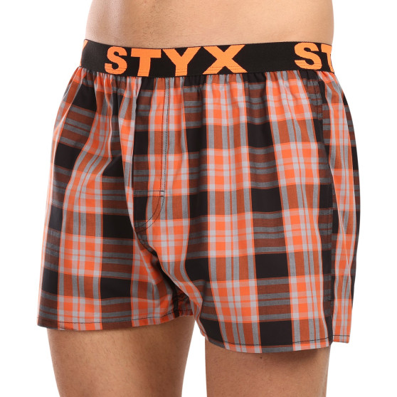 Boxers para homem Styx desporto elástico multicolorido (B1026)