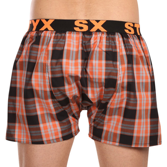 Boxers para homem Styx desporto elástico multicolorido (B1026)