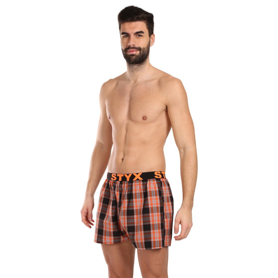 Boxers para homem Styx desporto elástico multicolorido (B1026)