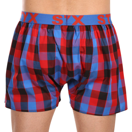 Boxers para homem Styx desporto elástico multicolorido (B1027)