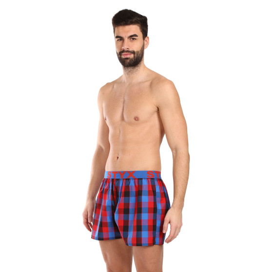 Boxers para homem Styx desporto elástico multicolorido (B1027)