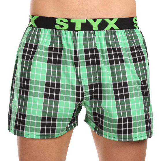 Boxers para homem Styx desporto elástico multicolorido (B1029)