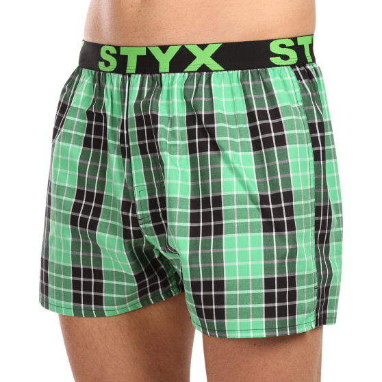 Boxers para homem Styx desporto elástico multicolorido (B1029)