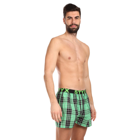 Boxers para homem Styx desporto elástico multicolorido (B1029)