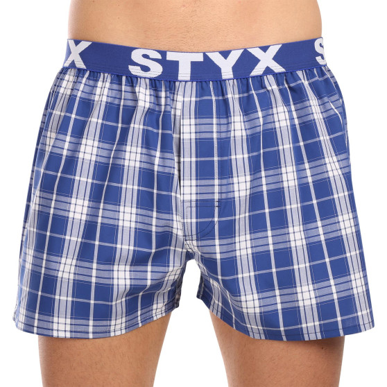 3PACK Boxers para homem Styx desporto elástico multicolorido (3B102426)