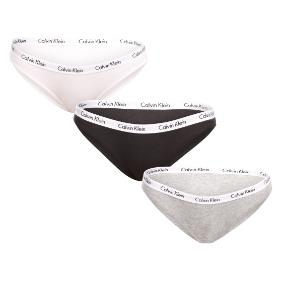 3PACK cuecas para mulher Calvin Klein multicolorido (QD3588E-999)