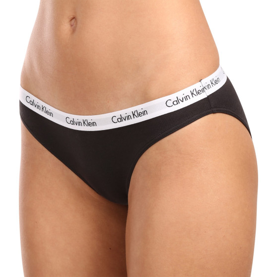 3PACK cuecas para mulher Calvin Klein preto (QD3588E-001)