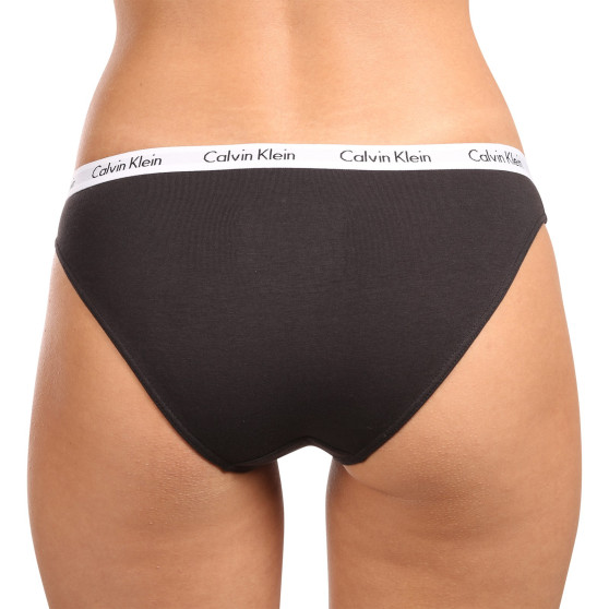 3PACK cuecas para mulher Calvin Klein preto (QD3588E-001)